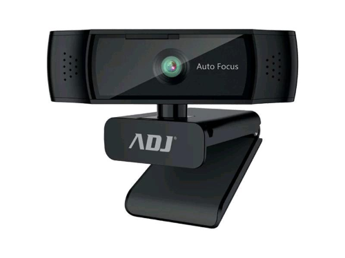 ADJ EYE 750-00010 WEBCAM USB SENSOSRE CMOS HD 1944P ALTA RISOLUZIONE 2592 x 1944 px AUTOFOCUS ZOOM AUTOMATICO FUNZIONE PRIVACY MICROFONO CAVO 2 MT NERO